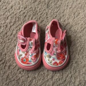 Floral Pink Kids Shoes size 2